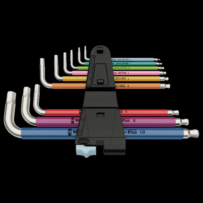3950/9 Hex-Plus Multicolour Stainless 1 | Wera | BLUECOLOR