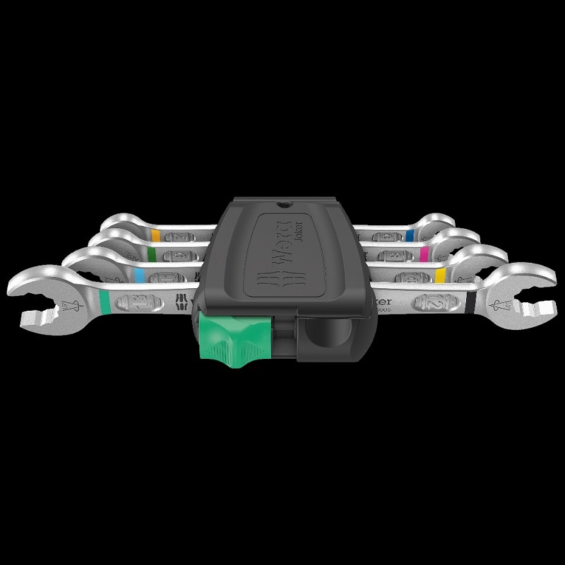 Chiave Combinata Wera Joker 6003 3/8” – A Cricchetto E Forchetta, Colore Codificato, Design Antiscivolo, Con Funzionalità Di Presa Aggiuntiva
