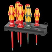 160 i/168 i/6 VDE Rack Screwdriver Set 6 pieces