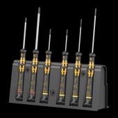 1578 A/6 Rack ESD Screwdriver Set 6 pieces|Wera