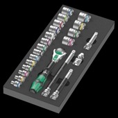 9721 Foam Insert 8000 B Zyklop 3/8  Ratchet Set 1
