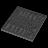 9810 Foam Insert Screwdriver Set 1