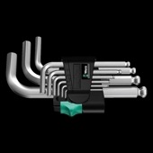 950/9 Hex-Plus 3  Short Chrome plated