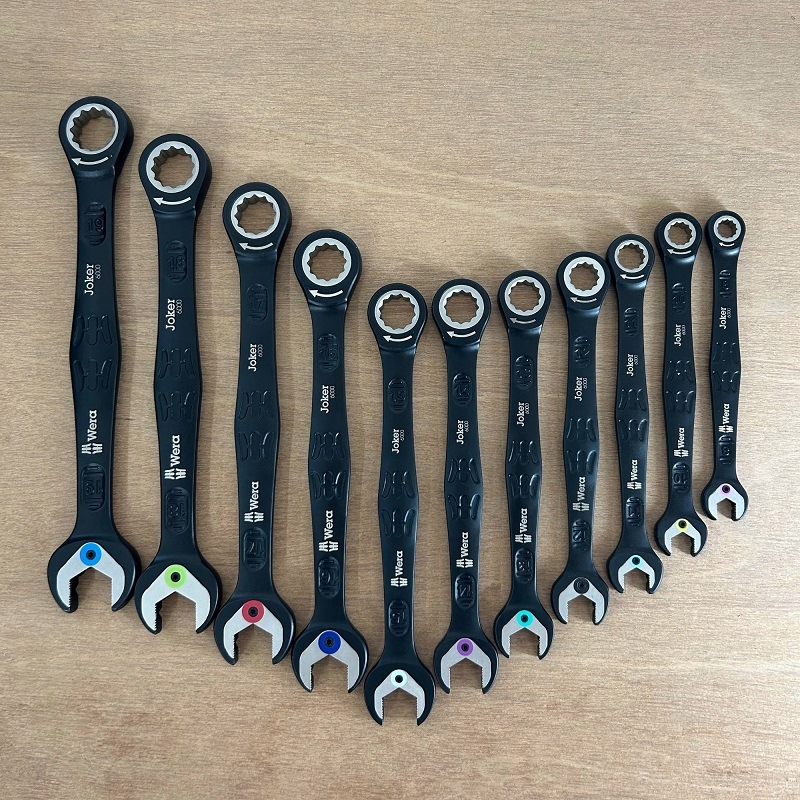 Ｗｅｒａ　コンビネーションラチェットレンチセット　インチ　８本組　020012<br> □Wera コンビネーションラチェットレンチセット インチ 8本組〔品番