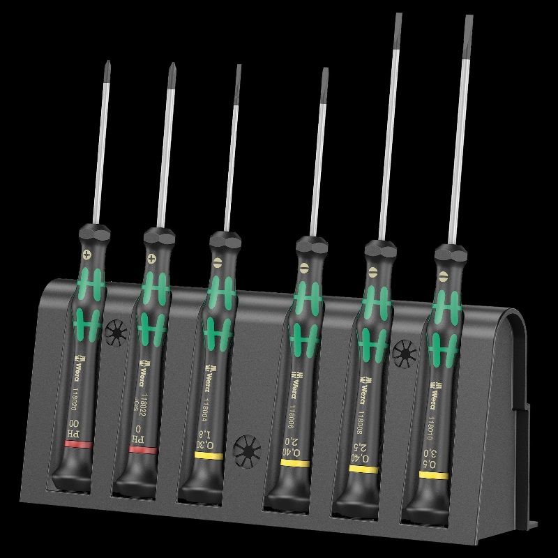 WERA 工具 ドライバー　6点セット Wera ドライバーセット 差替式絶縁ドライバセット 16個 05003484001 | RS