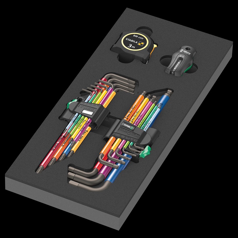 9740 Foam Insert L-key Set 1 | Wera | BLUECOLOR.WORK<公式サイト>