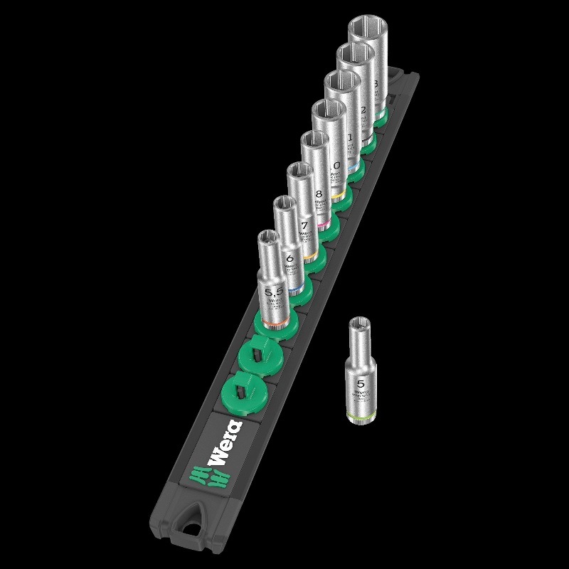 Socket Rail A Deep 1 Wera BLUECOLOR.WORK＜公式サイト＞