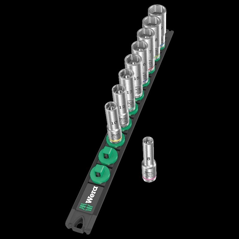 Socket Rail B Deep 1 Wera BLUECOLOR.WORK＜公式サイト＞