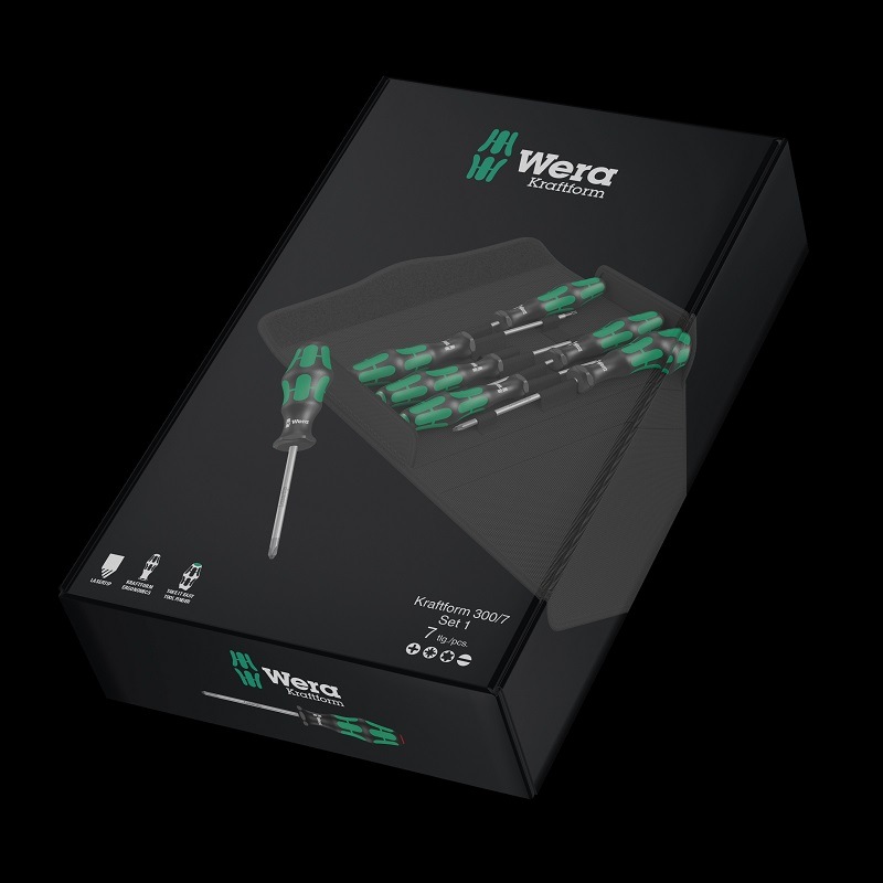 (取寄) ウェラ 300/7 クラフトフォーム アンド スタビー セット Wera 300/7 Kraftform & Stubby Set Kraftform 300/7 Set 1 | Wera | BLUECOLOR.WORK＜公式サイト＞