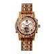 【機械式自動巻き木製腕時計】メンズ カレンダー機能付き　