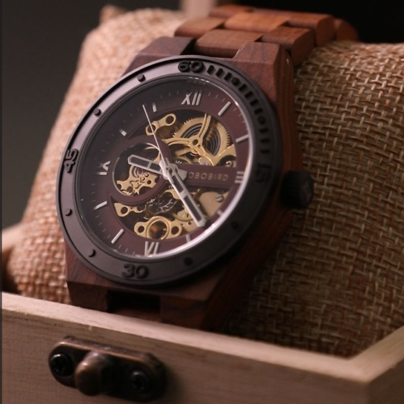 ボボバード BOBOBIRD 木製腕時計 メンズ 木製 腕時計 機械式 正規品