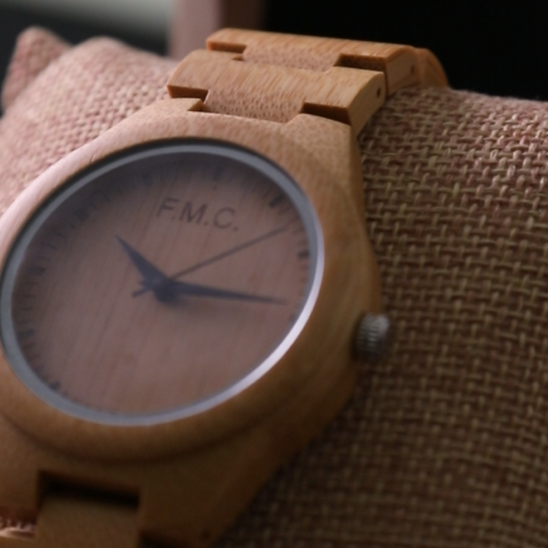 軽量 竹製 メンズ腕時計