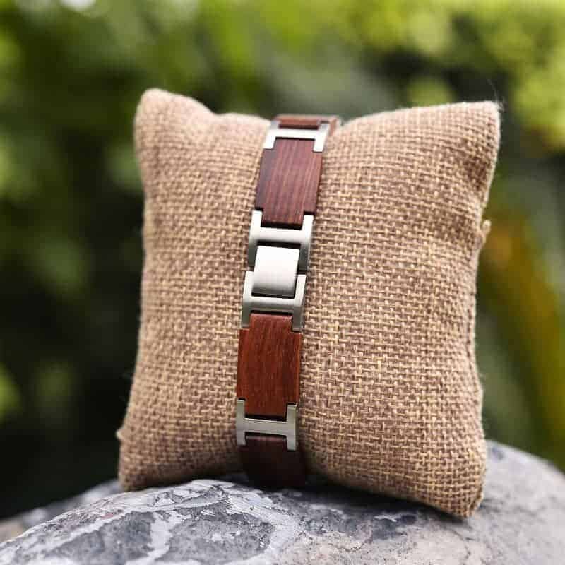 【ユニセックス　木製バングル】  天然木材