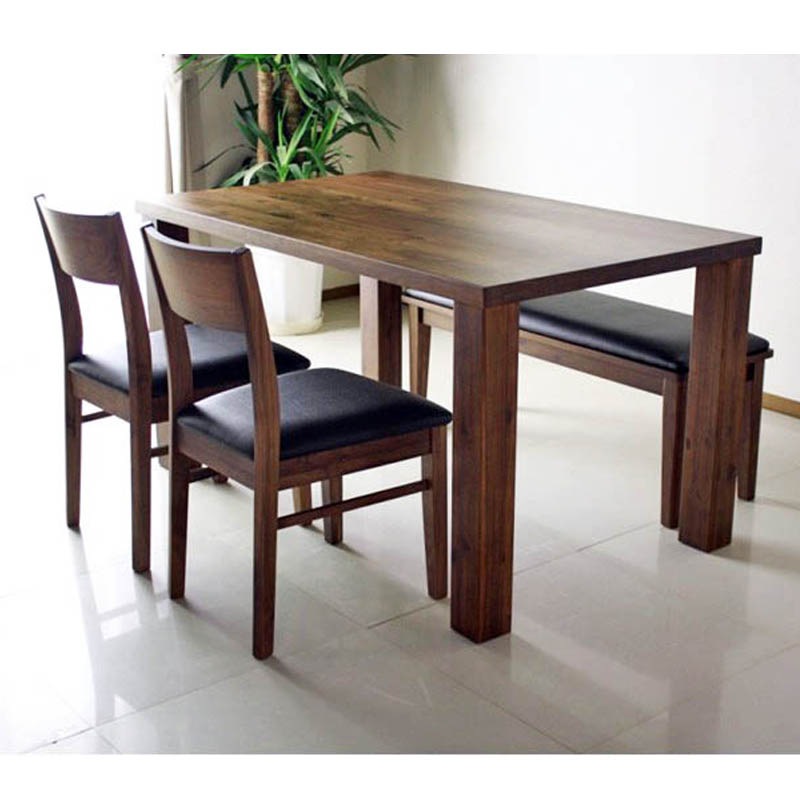 ジョーカーダイニングベンチ （ウォールナット色) (サイズ選択可