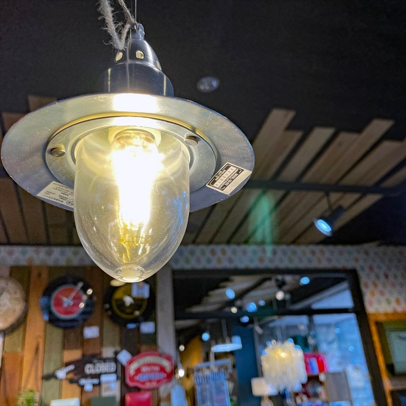 照明　セット売り　 093 PENDANT LAMP W/GLASS（シルバー） | 照明,シーリングタイプ