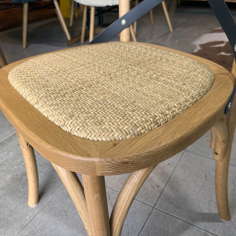 M'sビンテージ　Vバックダイニングチェア　ホイールバックチェア　剥離加工 Wheelback Chair / ホイールバック チェア 〈ダイニングチェア