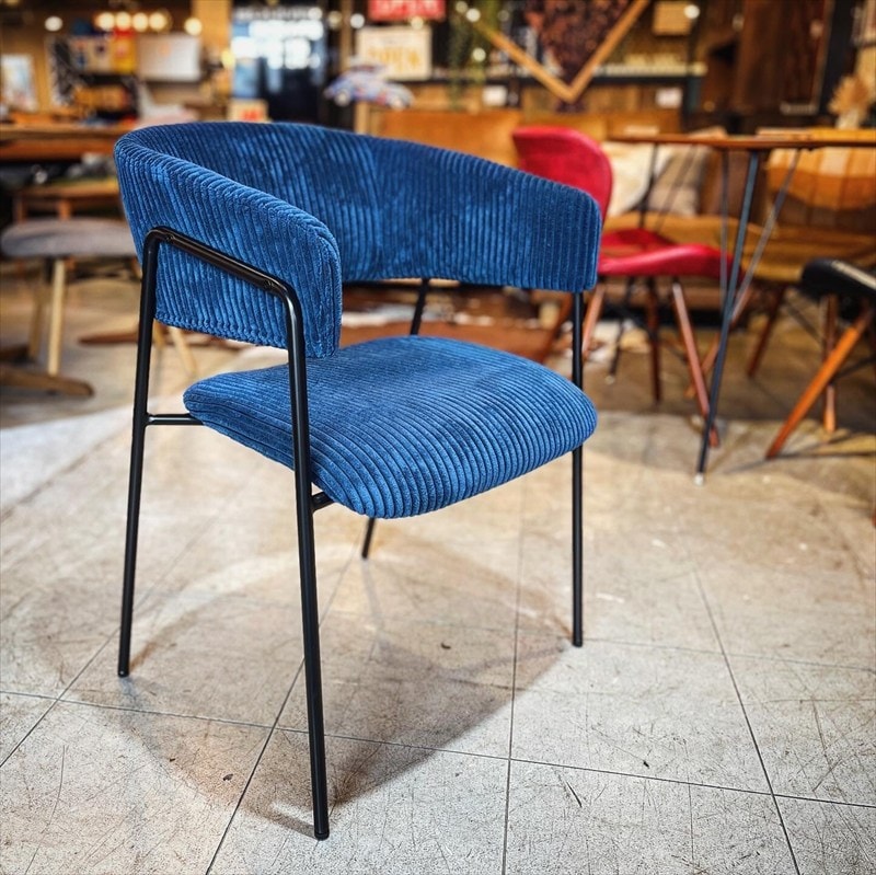 グリス コーデュロイチェア BL | チェア,ダイニングチェア