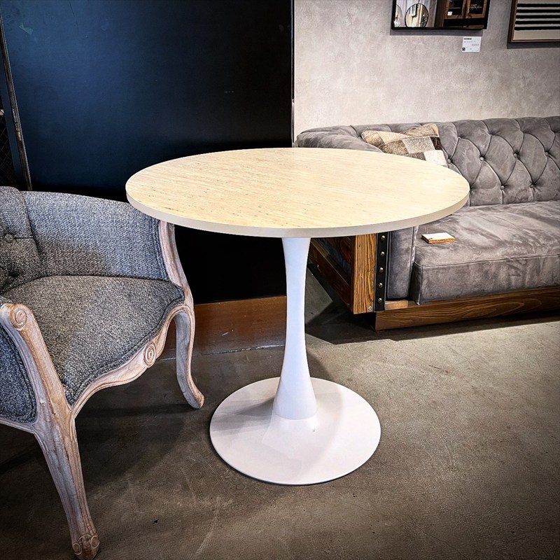 丸型 ダイニングテーブル ベージュ ikikagu_fuj-di160107-01