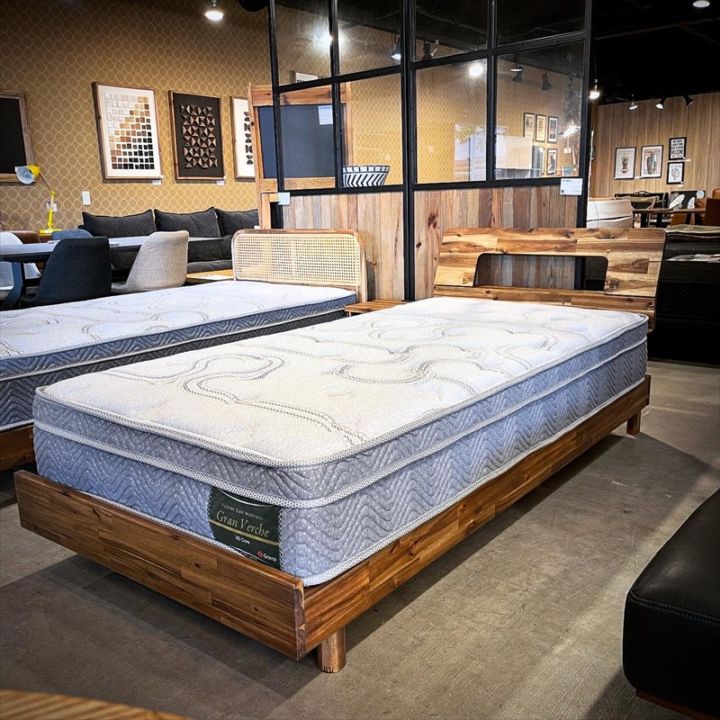 レガータ（天然木アカシア材）ベッドフレーム【サイズ選択可