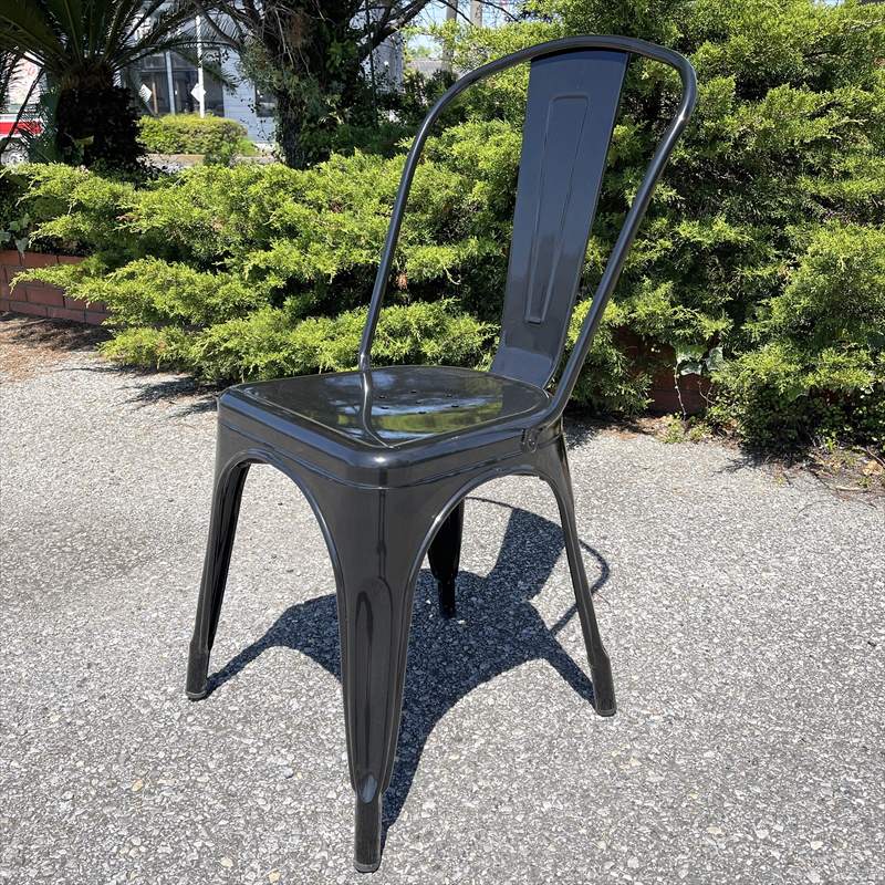 1234 スチールチェア (ブラック) | チェア,ダイニングチェア