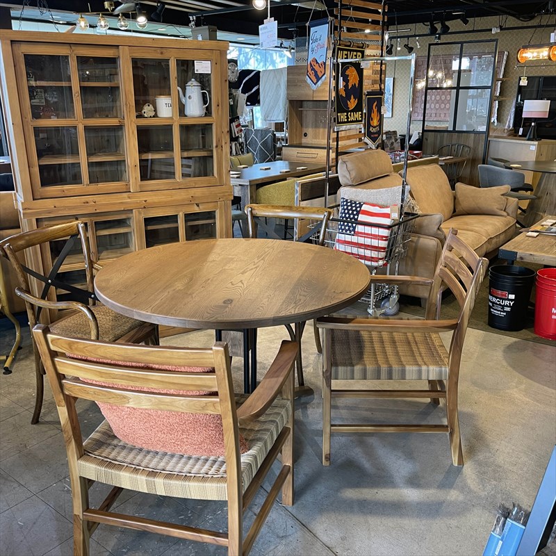 ハクビ オーク丸型ダイニングテーブル（サイズ選択可） | テーブル