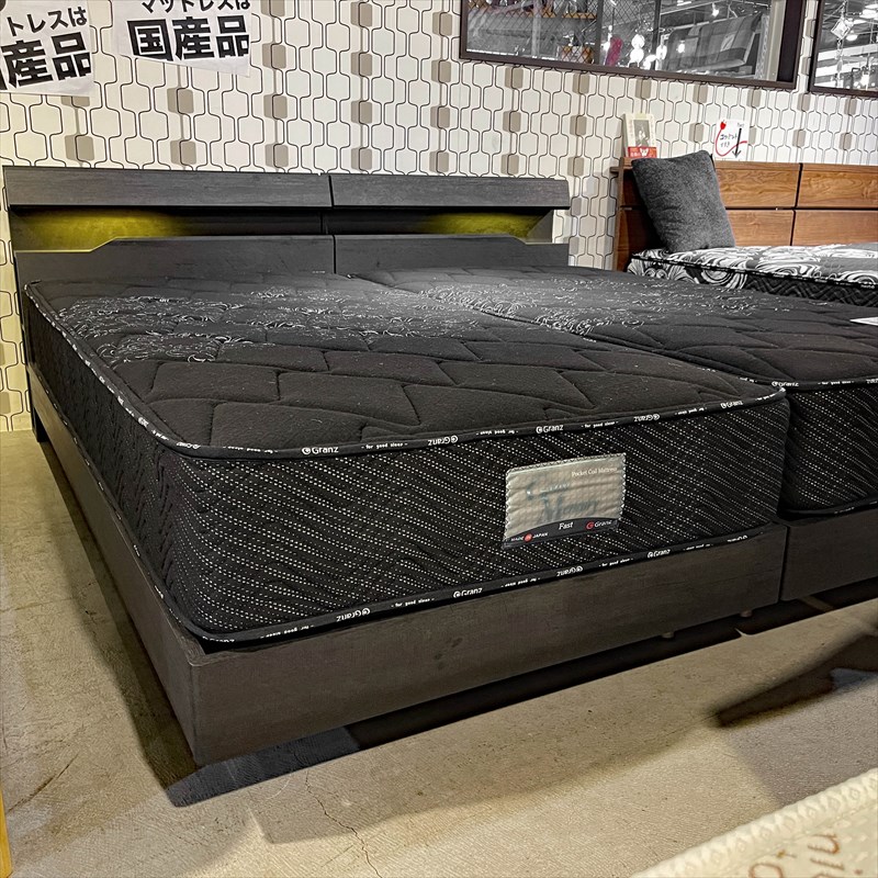 ポケットコイルグランツ製マットレス】※フレーム別売りです。