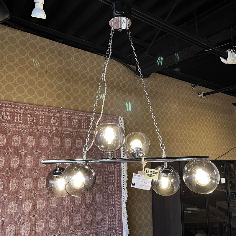 ファニチャー　ライト6台 ピアリッツランプ6 SV＆GY | 照明,シーリングタイプ | | ブームス