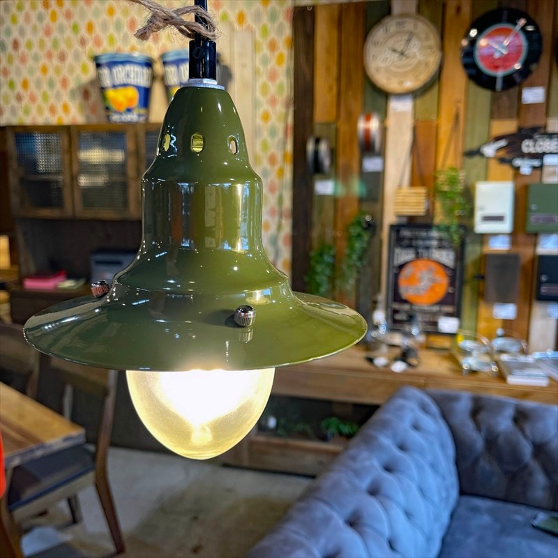 093 PENDANT LAMP W/GLASS（レッド） | 照明,シーリングタイプ