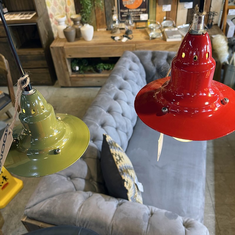 【値下げ】Surf 照明 093 PENDANT LAMP W/GLASS（レッド） | 照明,シーリングタイプ