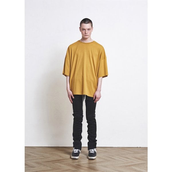 DPRIQUE ディープリーク オーバーサイズ Tシャツ イエロー Oversized T-shirt Yellow
