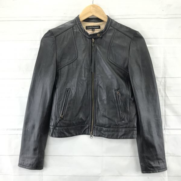 アーバンリサーチ★ラムレザー/ライダースジャケット【36/Women's size-S/黒】フルジップ/シングル◆BA363W|Coats, Jackets & Vests|Women's Cloth