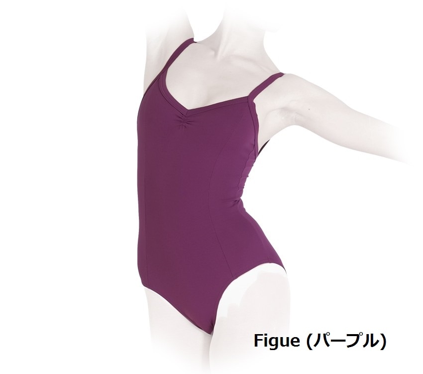 repetto Ｖネックギャザーレオタード D0584