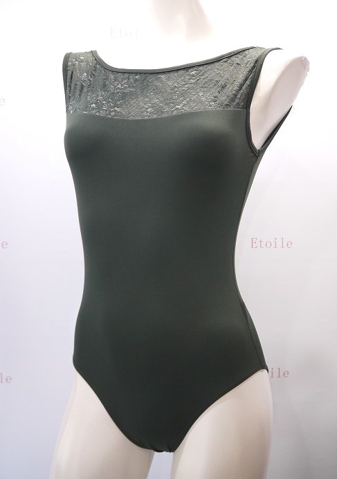 【BalletRosa】　《レース》ノースリーブレースレオタード　CAMILA