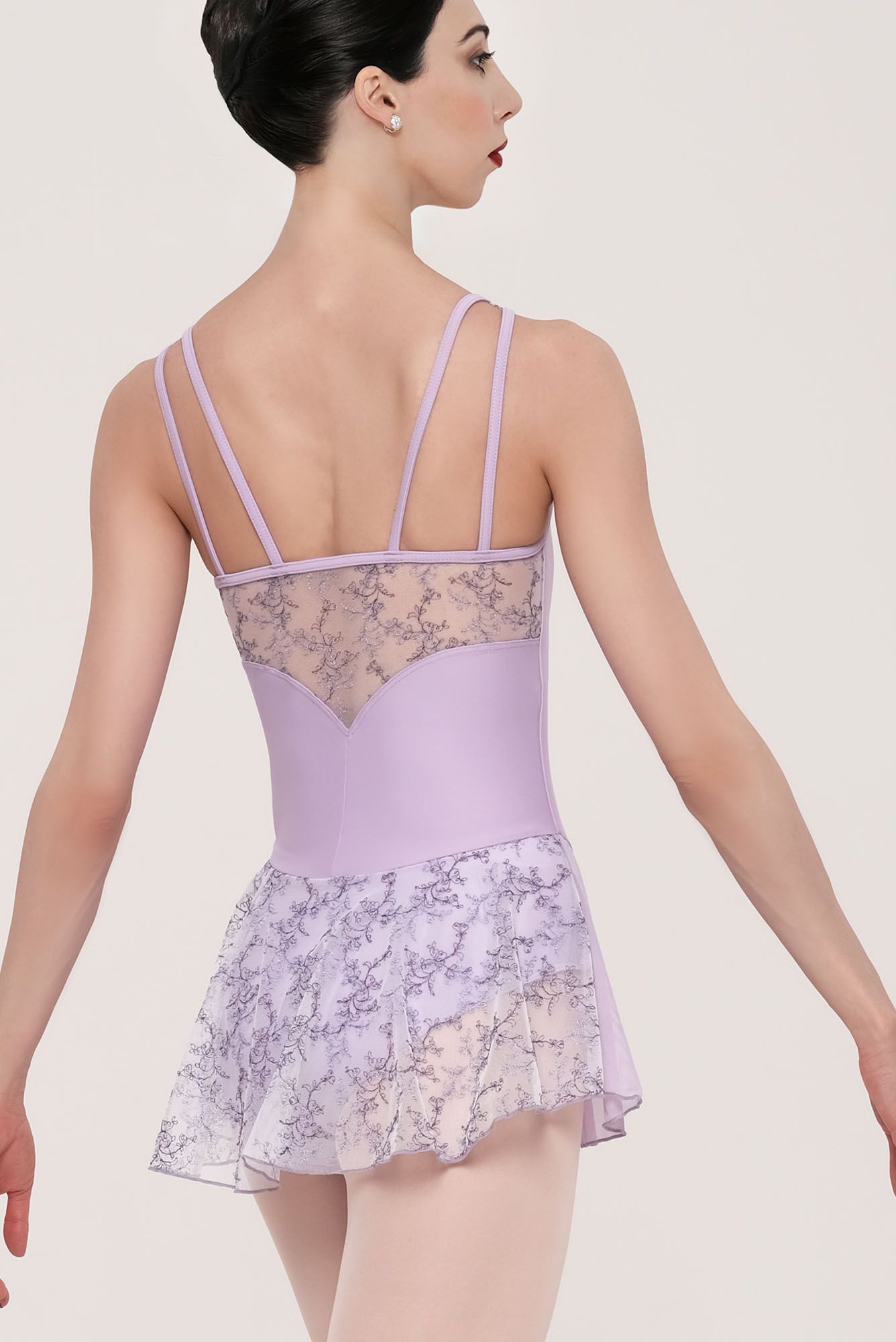 【メーカーお取り寄せ】WEARMOI 刺繍レーススカート付きレオタード　ALYSON