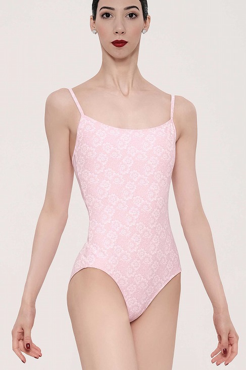 【メーカーお取り寄せ】WEARMOI フローラルプリントキャミソールレオタード　COLCHIC