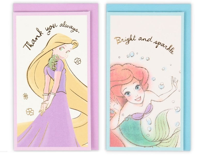 Hallmark　ディズニープリンセス　立体ミニカード