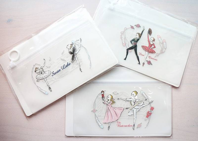 itsucorbeille ballet　EVAビニールポーチ