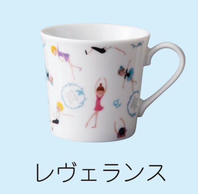 Shinzi Katoh ギフトにも最適♪軽量マグ　バレエ　レヴェランス／パンシェ