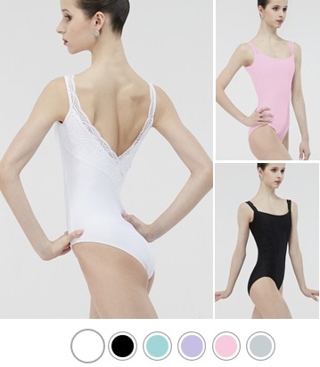 WEAR MOI　Vバックレースレオタード　EVIDENCE　エビデンス