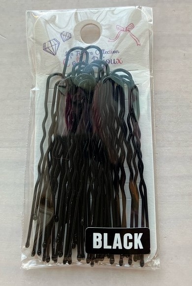 Ｕピン　27本　ブラック