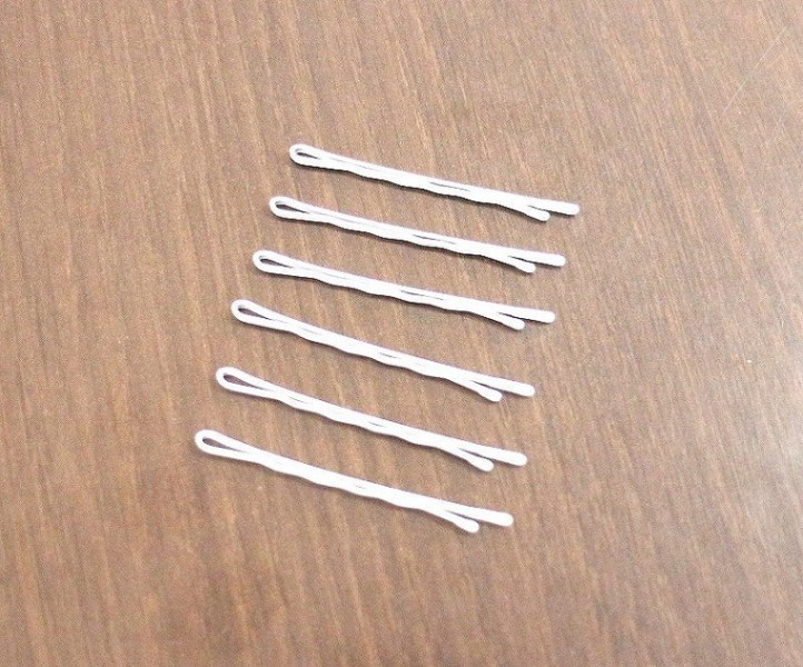 アメリカヘアピン/　ホワイト　10P　※ケース無