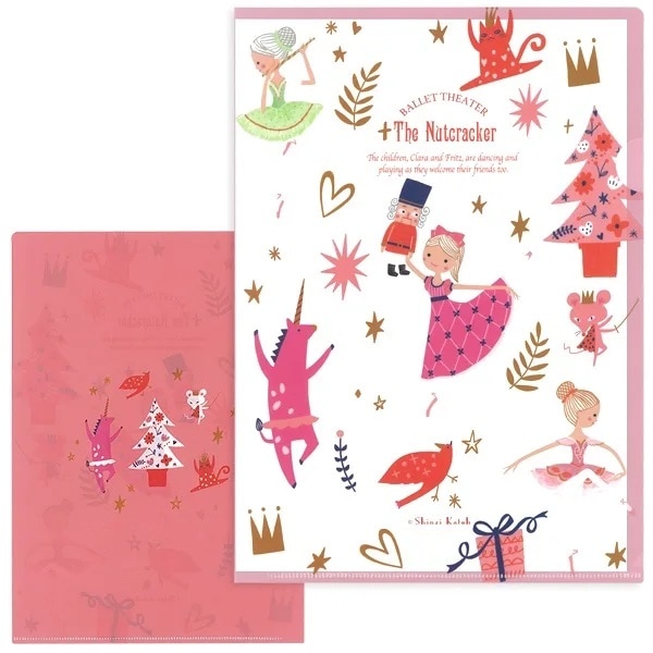 SHINZI KATOH　A4クリアファイル　バレエシアター　くるみ割り人形