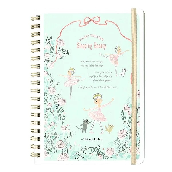 SHINZI KATOH　リングノートB6　バレエシアター　眠れる森の美女