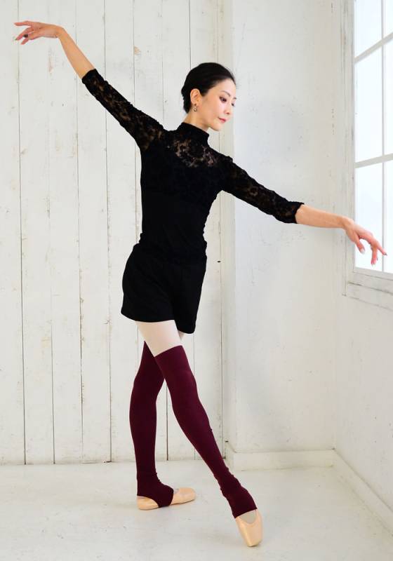 DD　うすで甲付きレッグウォーマーロング丈