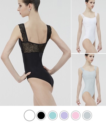 お取り寄せ　Kids WEAR MOI  レースキャミソールレオタード  ERINE　エリン