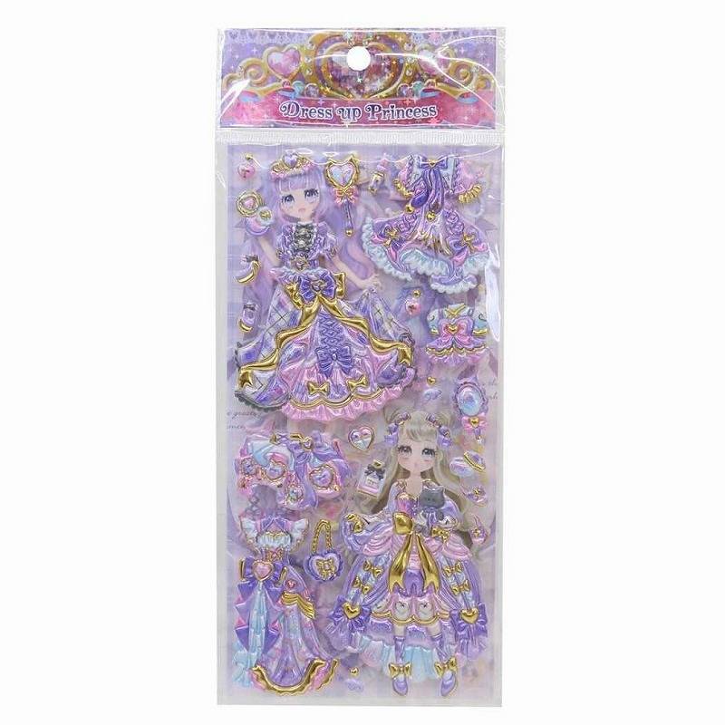 ドレスアッププリンセスシール　シャイニーメイクプリンセス