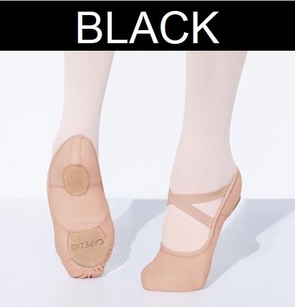 CAPEZIO  ストレッチバレエシューズ　HANAMI 2037W BLK(黒)