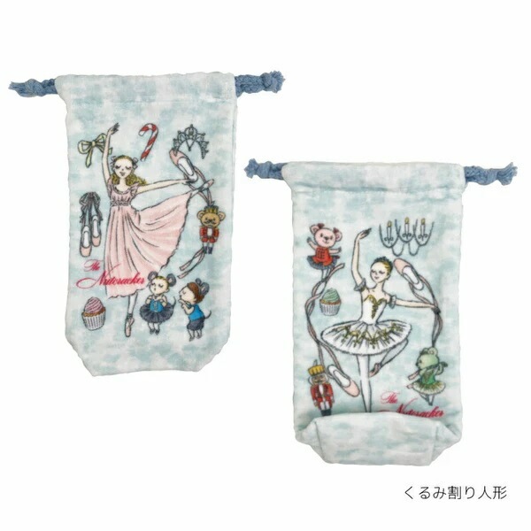 【イツコルベイユ】バレエ柄ペットボトルカバー