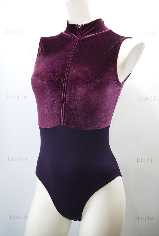 Ballet Rosa　フロントジップハイネックレオタード CLARENCE