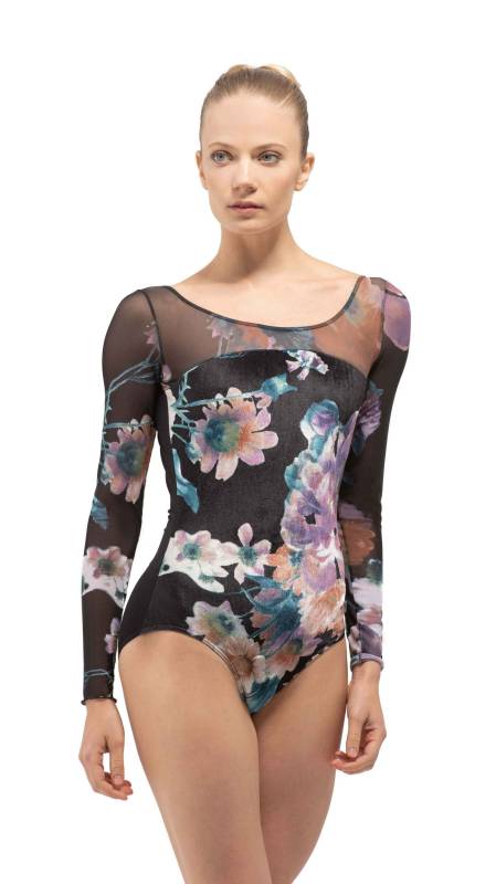 BalletRosa　フローラルベロアレオタード　DARCY ダーシー